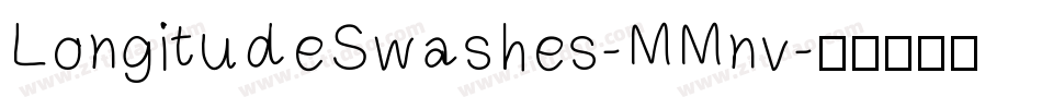 LongitudeSwashes-MMnv字体转换