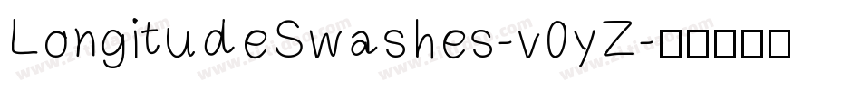 LongitudeSwashes-v0yZ字体转换