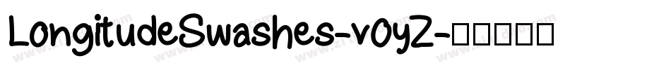 LongitudeSwashes-v0yZ字体转换