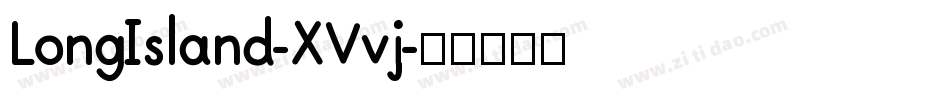 LongIsland-XVvj字体转换