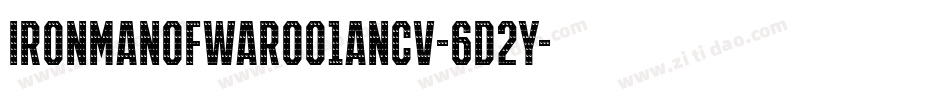 IronManOfWar001ANcv-6d2Y字体转换