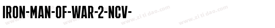 IRON-MAN-OF-WAR-2-NCV字体转换
