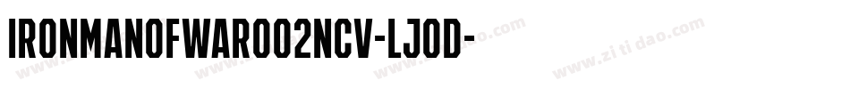 IronManOfWar002Ncv-ljOd字体转换