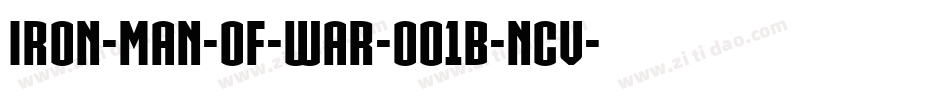 IRON-MAN-OF-WAR-001B-NCV字体转换