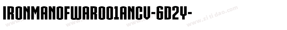 IronManOfWar001ANcv-6d2Y字体转换