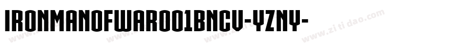 IronManOfWar001BNcv-yZnY字体转换