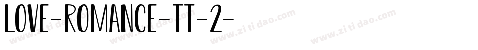 love-romance-tt-2字体转换