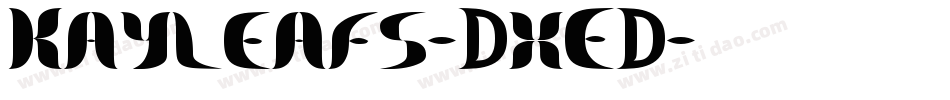 Kayleafs-DxED字体转换