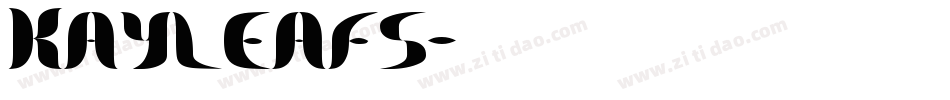 Kayleafs字体转换