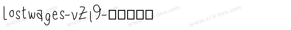 Lostwages-vZl9字体转换