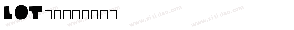 LOT字体字体转换