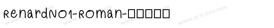RenardNo1-Roman字体转换