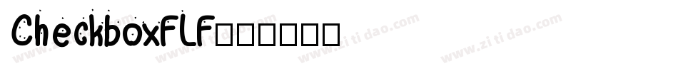 CheckboxFLF字体转换
