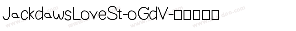 JackdawsLoveSt-oGdV字体转换
