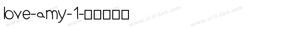 love-amy-1字体转换