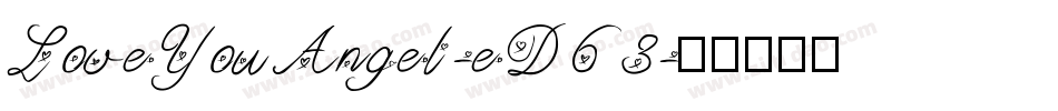 LoveYouAngel-eD63字体转换