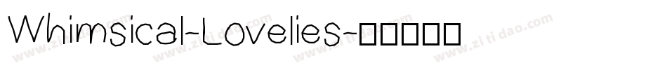 Whimsical-Lovelies字体转换