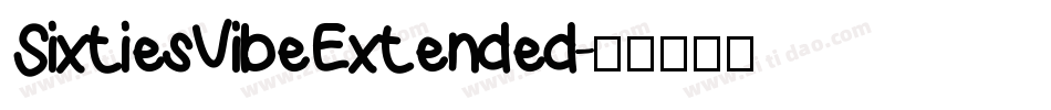 SixtiesVibeExtended字体转换