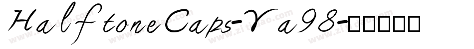 HalftoneCaps-Ya98字体转换