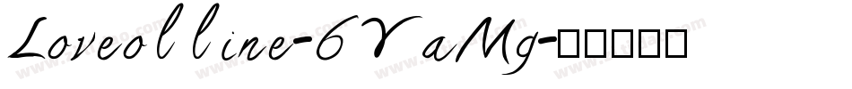 Loveolline-6YaMg字体转换