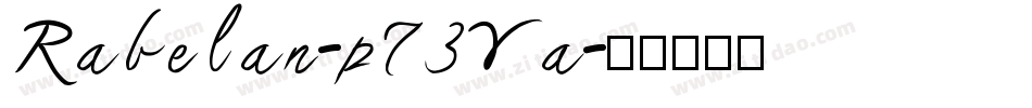 Rabelan-p73Ya字体转换