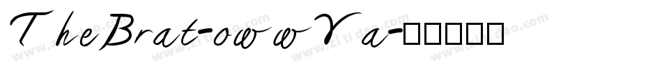 TheBrat-owwYa字体转换