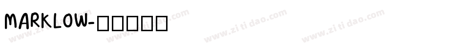 MARKLOW字体转换