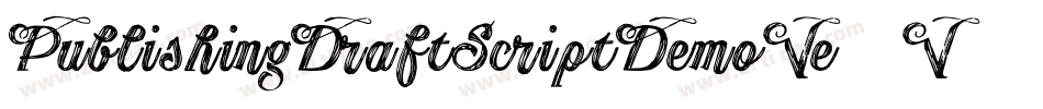 PublishingDraftScriptDemoVe-9VAy字体转换