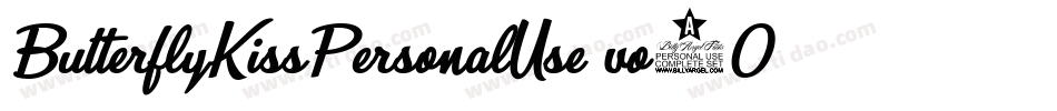 ButterflyKissPersonalUse-vo3O字体转换