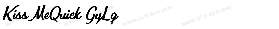 KissMeQuick-GyLq字体转换