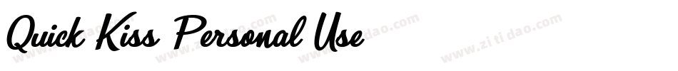 Quick-Kiss-Personal-Use字体转换