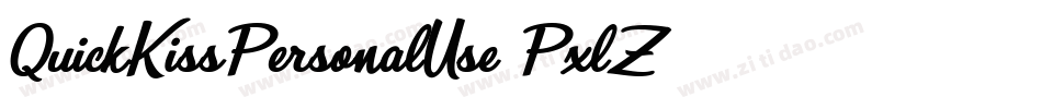 QuickKissPersonalUse-PxlZ字体转换