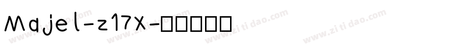 Majel-z17X字体转换