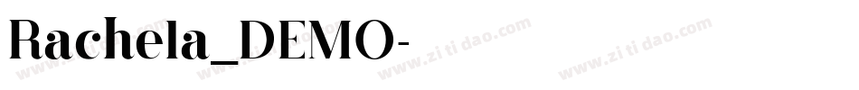 Rachela_DEMO字体转换