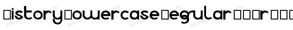 HistoryLowercaseRegular-GYrO字体转换