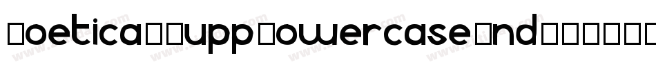 Poetica-SuppLowercaseEndII字体转换
