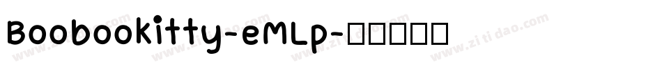 Boobookitty-eMLp字体转换