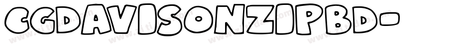 CgDavisonZipBd字体转换