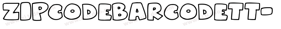 ZipCodeBarcodeTT字体转换