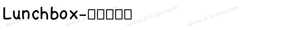 Lunchbox字体转换