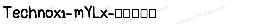 Technox1-mYLx字体转换