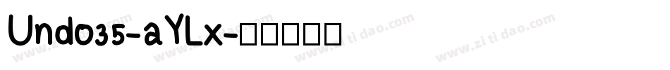 Undo35-aYLx字体转换
