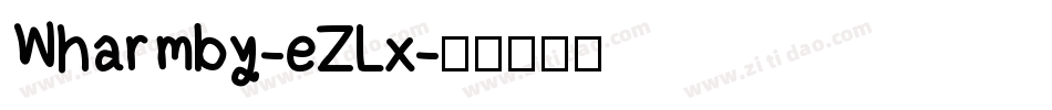 Wharmby-eZLx字体转换