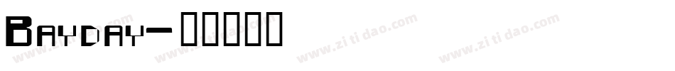 Bayday字体转换