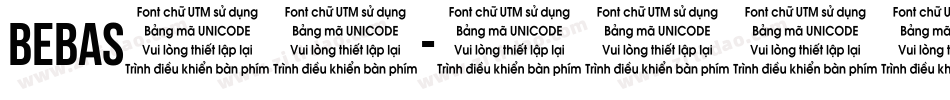 bebas字体字体转换