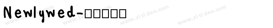 Newlywed字体转换