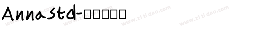 AnnaStd字体转换