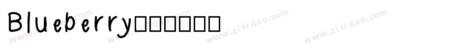 Blueberry字体转换