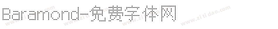 Baramond字体转换