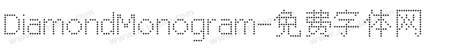 DiamondMonogram字体转换